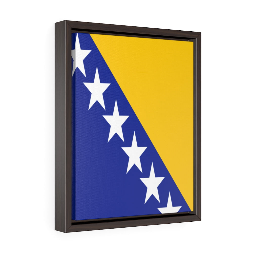 BOSNIA AND HERZEGOVINA Vertical Framed Premium Gallery Wrap Canvas