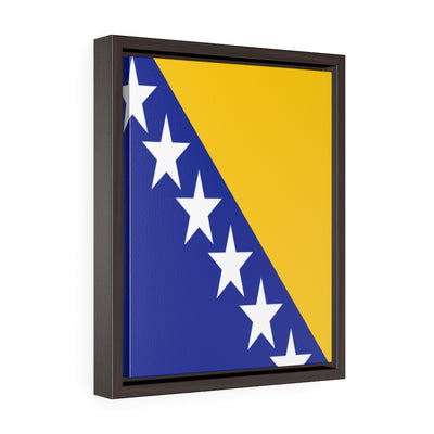 BOSNIA AND HERZEGOVINA Vertical Framed Premium Gallery Wrap Canvas