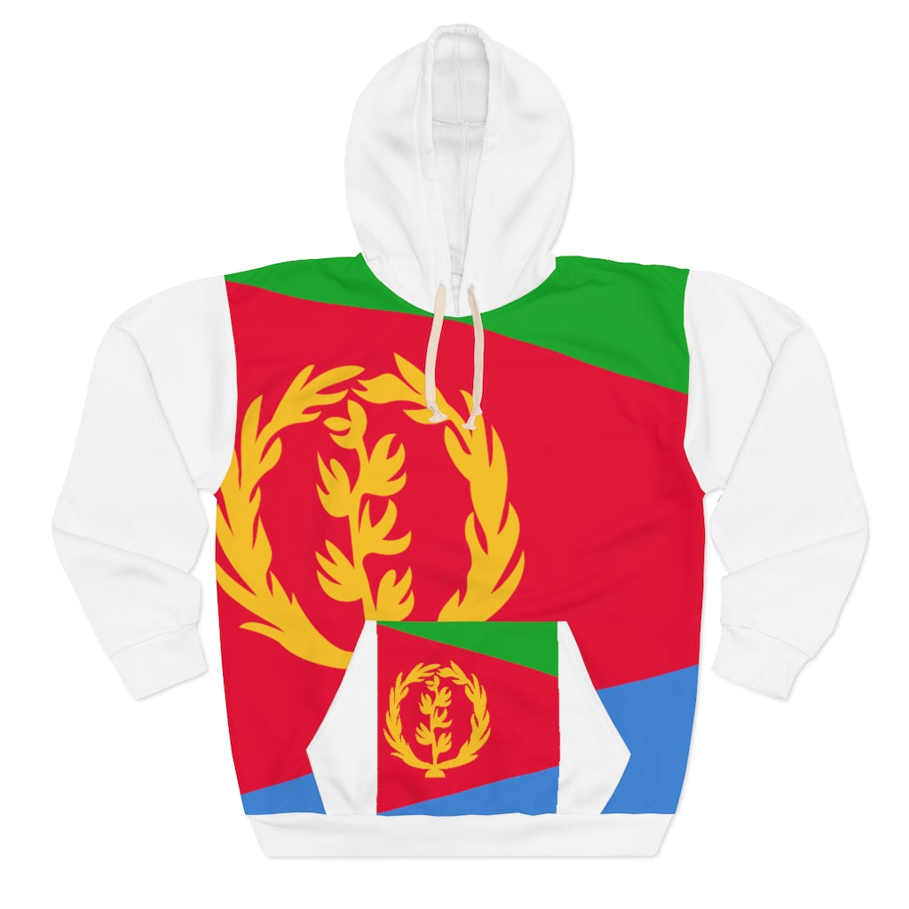 Eritrea AOP Unisex Pullover Hoodie