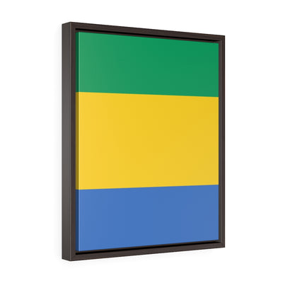 GABON Vertical Framed Premium Gallery Wrap Canvas