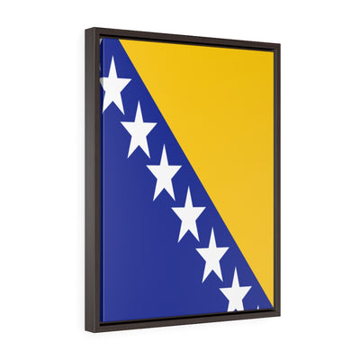 BOSNIA AND HERZEGOVINA Vertical Framed Premium Gallery Wrap Canvas