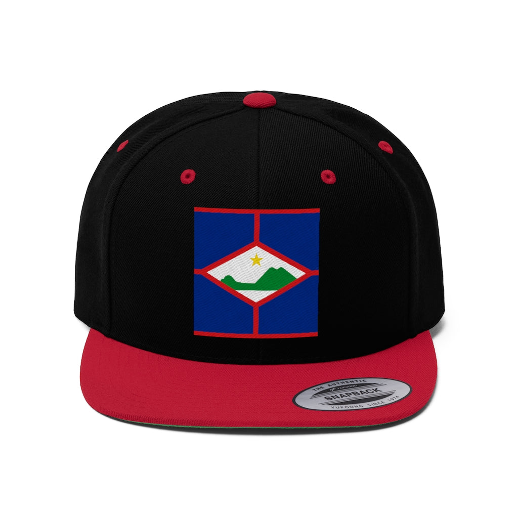 ST. EUSTATIUS Unisex Flat Bill Hat