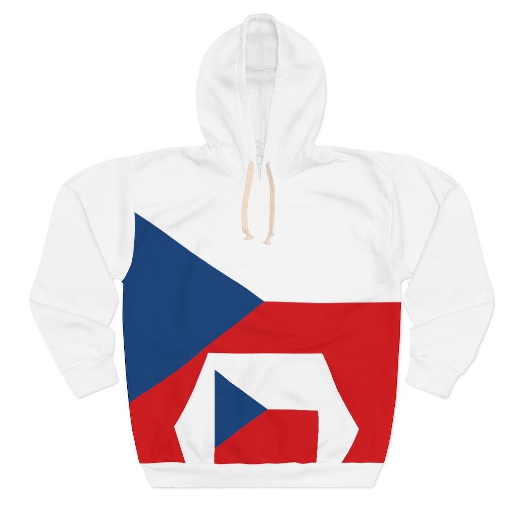 Czech republic AOP Unisex Pullover Hoodie