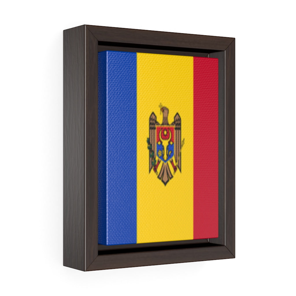 MOLDOVA Vertical Framed Premium Gallery Wrap Canvas