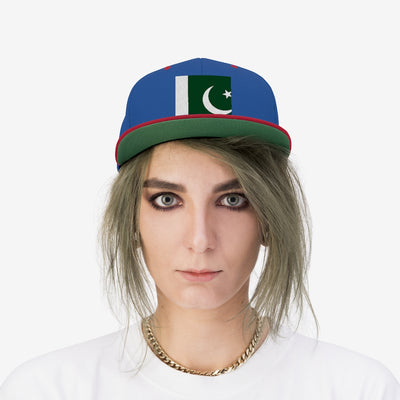 PAKISTAN Unisex Flat Bill Hat