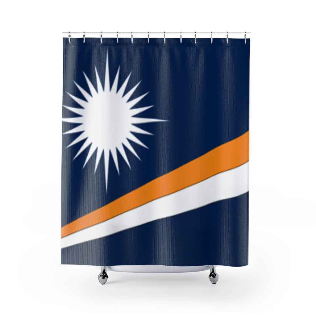 MARSHALL ISLANDS Shower Curtains