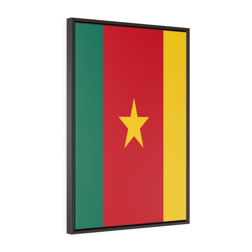 CAMEROON Vertical Framed Premium Gallery Wrap Canvas