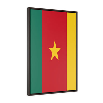 CAMEROON Vertical Framed Premium Gallery Wrap Canvas