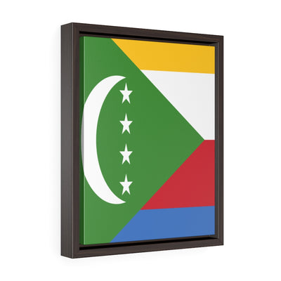 COMOROS Vertical Framed Premium Gallery Wrap Canvas