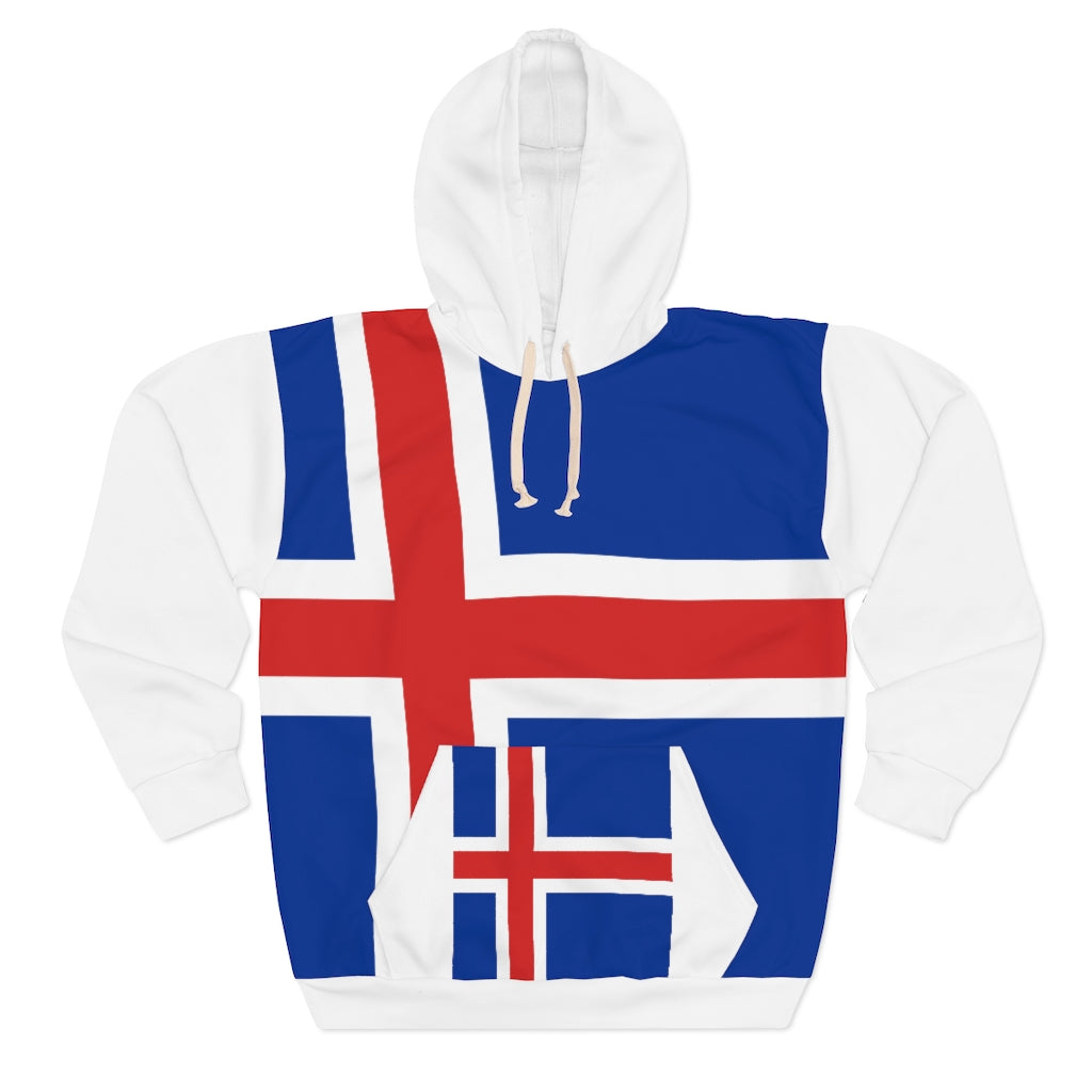 Iceland AOP Unisex Pullover Hoodie