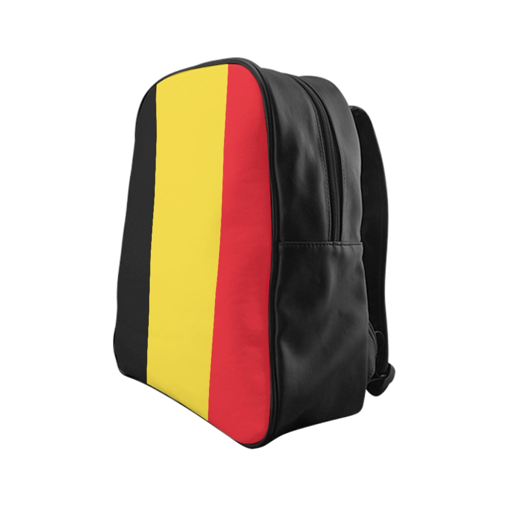 BELGIUM FLAG School Backpack