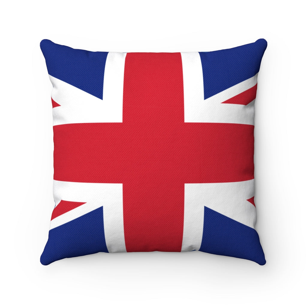 United Kingdom flag Spun Polyester Square Pillow