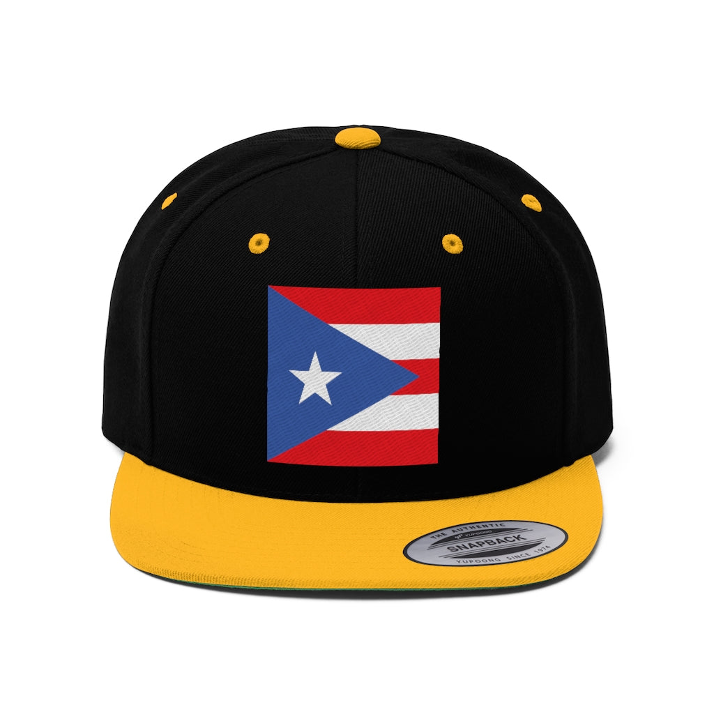 PUERTO RICO Unisex Flat Bill Hat