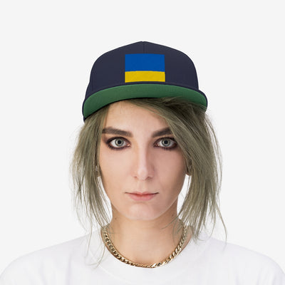 UKRAINE Unisex Flat Bill Hat