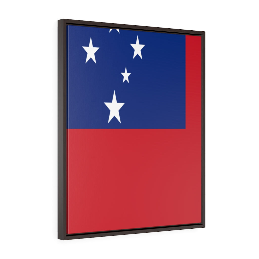 SAMOA Vertical Framed Premium Gallery Wrap Canvas