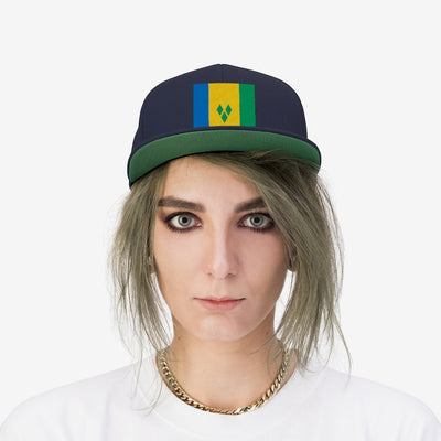 SAINT VINCENT AND THE GRENADINES Unisex Flat Bill Hat