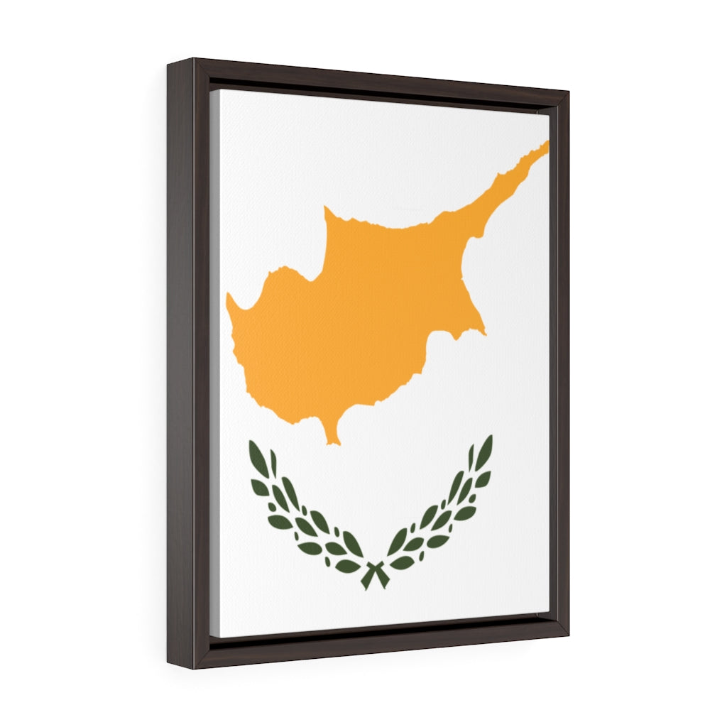 CYPRUS Vertical Framed Premium Gallery Wrap Canvas