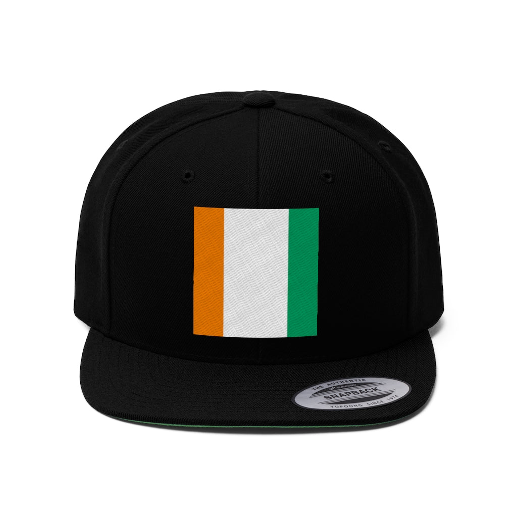 COTE D'IVOIRE Unisex Flat Bill Hat