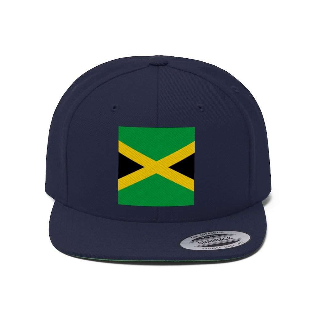 JAMAICA Unisex Flat Bill Hat