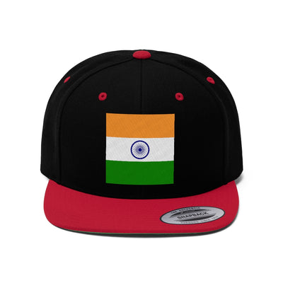 INDIA Unisex Flat Bill Hat