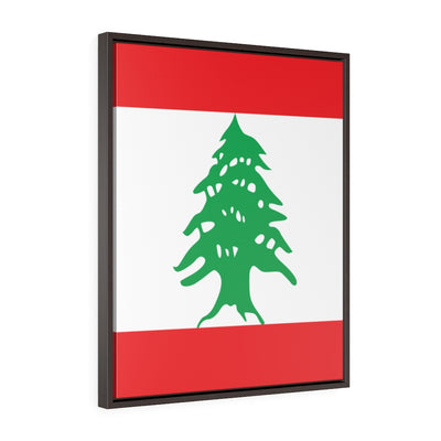 LEBANON Vertical Framed Premium Gallery Wrap Canvas