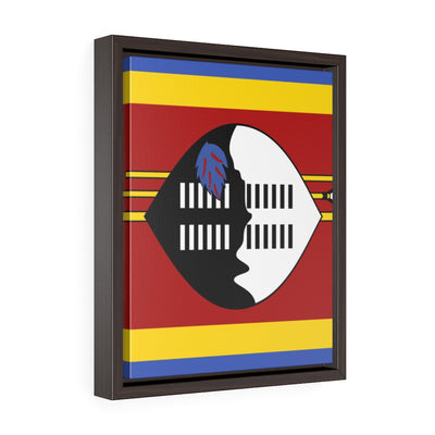 SWAZILAND Vertical Framed Premium Gallery Wrap Canvas