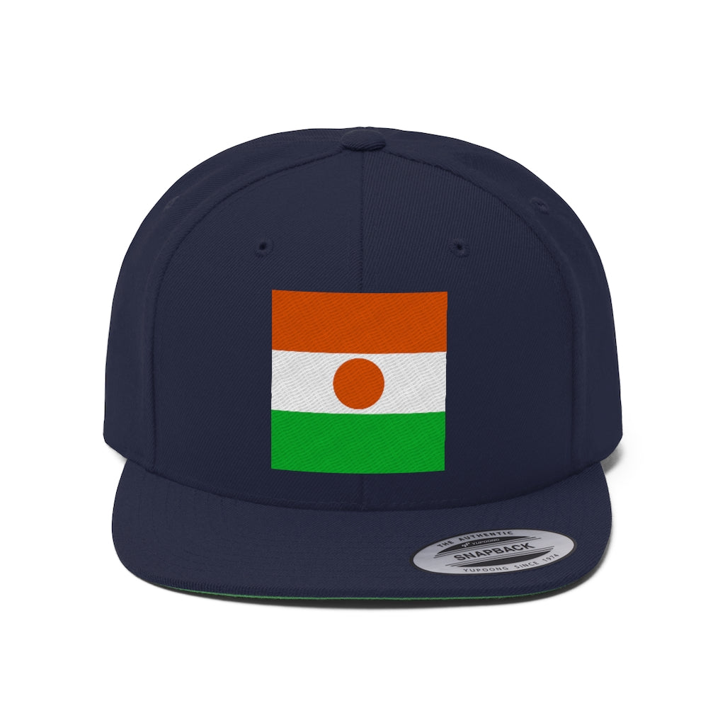 NIGER Unisex Flat Bill Hat