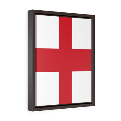 England Vertical Framed Premium Gallery Wrap Canvas