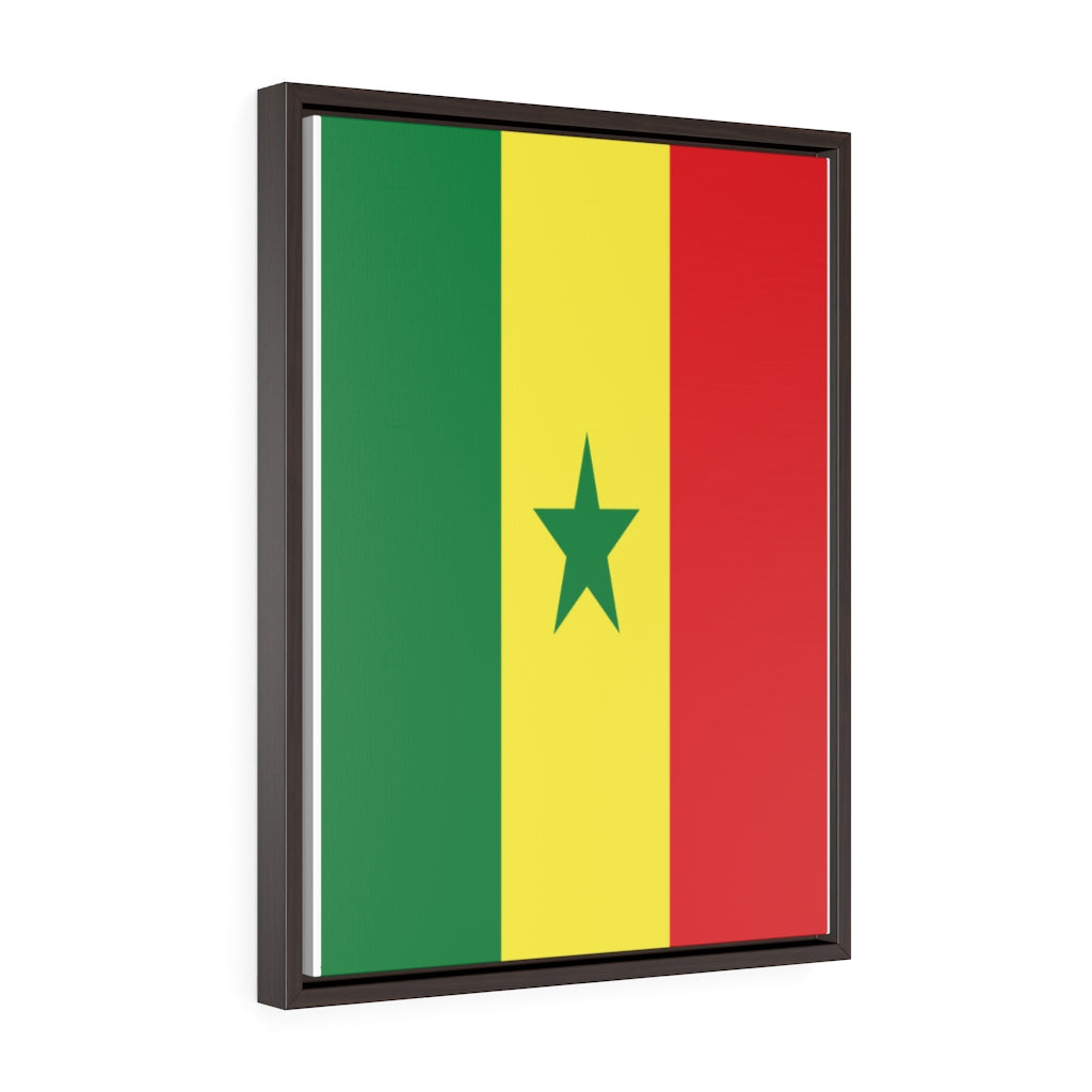 SENEGAL Vertical Framed Premium Gallery Wrap Canvas