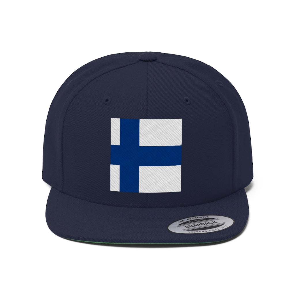 FINLAND Unisex Flat Bill Hat