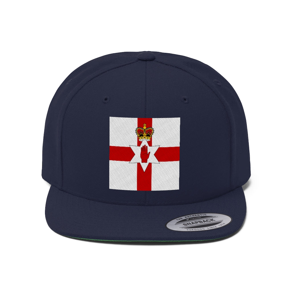 NORTHERN IRELAND Unisex Flat Bill Hat