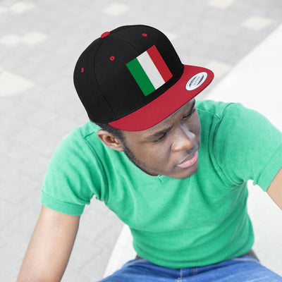 ITALY Unisex Flat Bill Hat