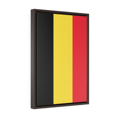 BELGIUM Vertical Framed Premium Gallery Wrap Canvas