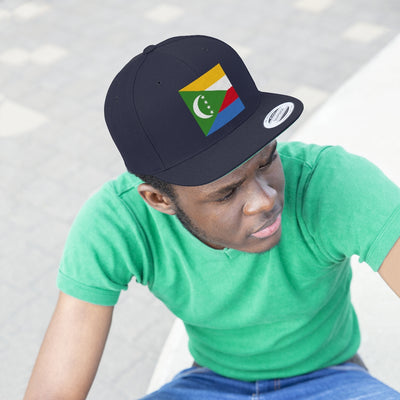 COMOROS Unisex Flat Bill Hat