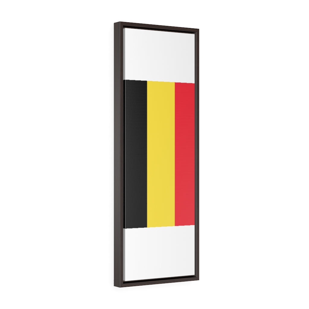 BELGIUM Vertical Framed Premium Gallery Wrap Canvas