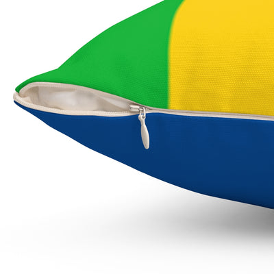 Mali flag Spun Polyester Square Pillow