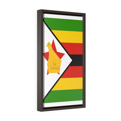 ZIMBABWE Vertical Framed Premium Gallery Wrap Canvas