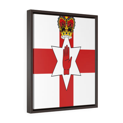 NORTHERN IRELAND Vertical Framed Premium Gallery Wrap Canvas