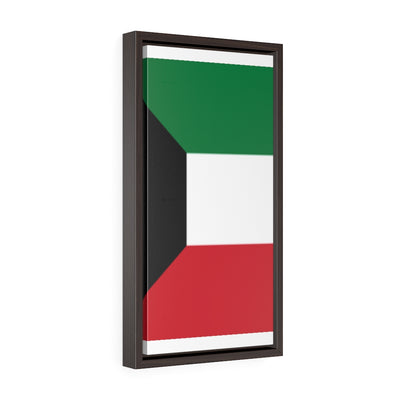 KUWAIT Vertical Framed Premium Gallery Wrap Canvas