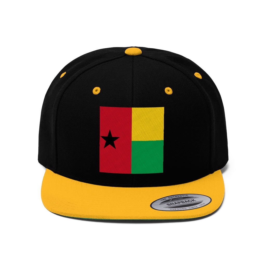 GUINEA-BISSAU Unisex Flat Bill Hat