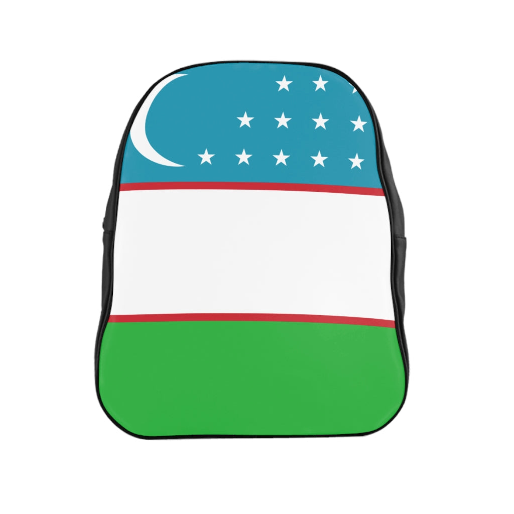 UZBEKISTAN FLAG School Backpack