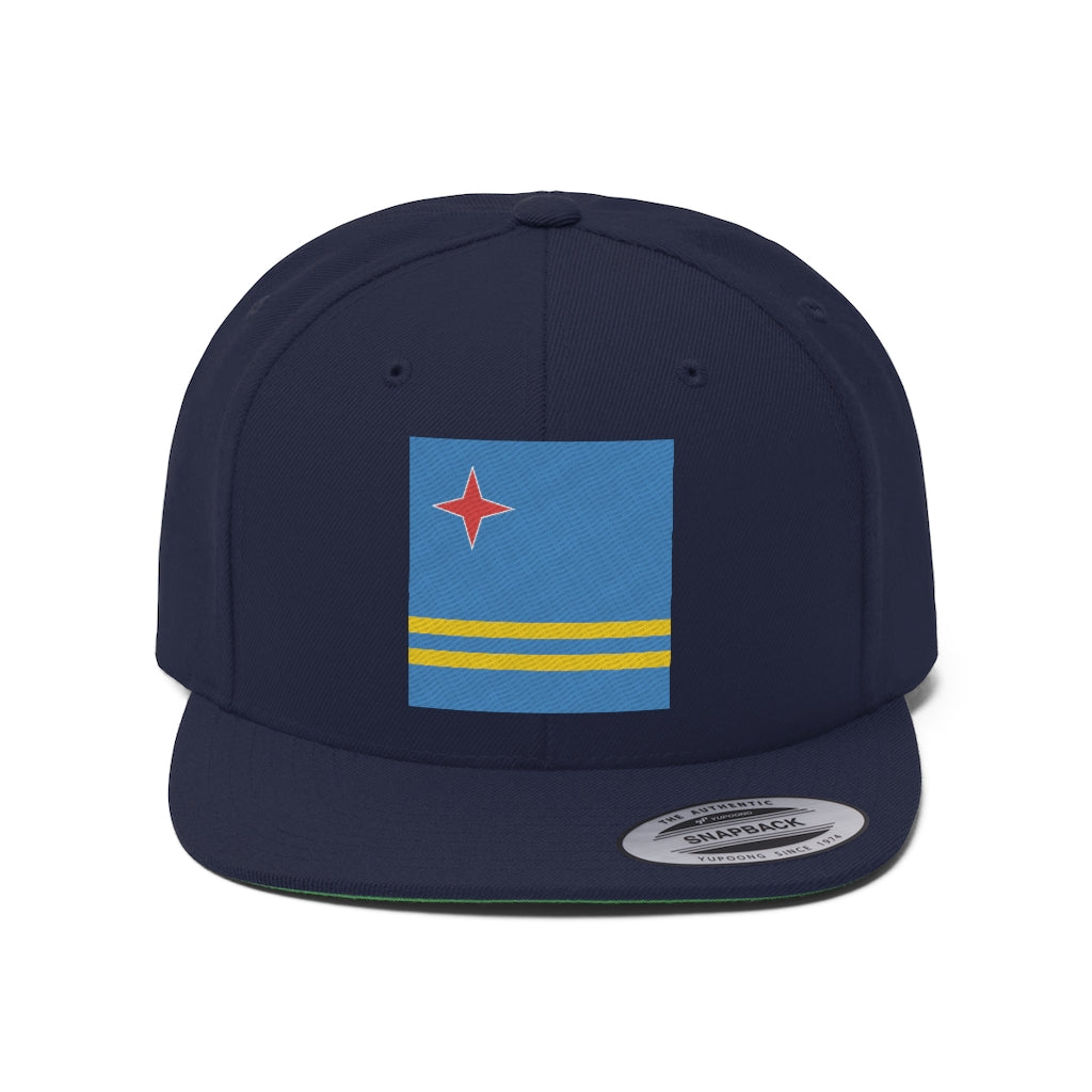 ARUBA Unisex Flat Bill Hat