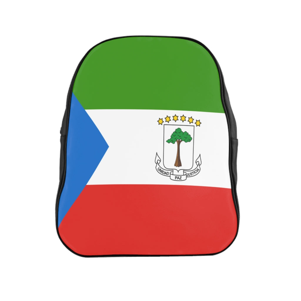 EQUATORIAL GUINEA FLAG School Backpack