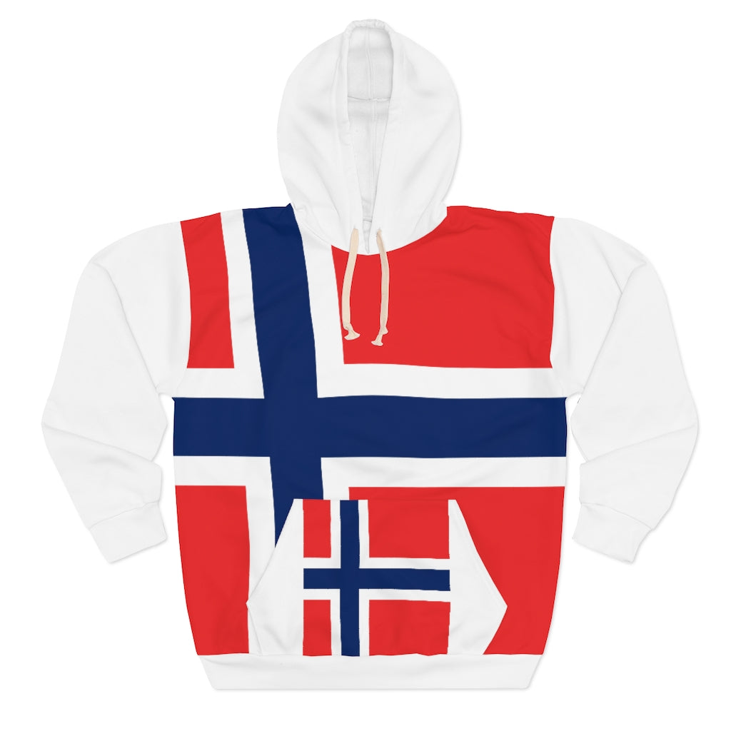 Norway AOP Unisex Pullover Hoodie