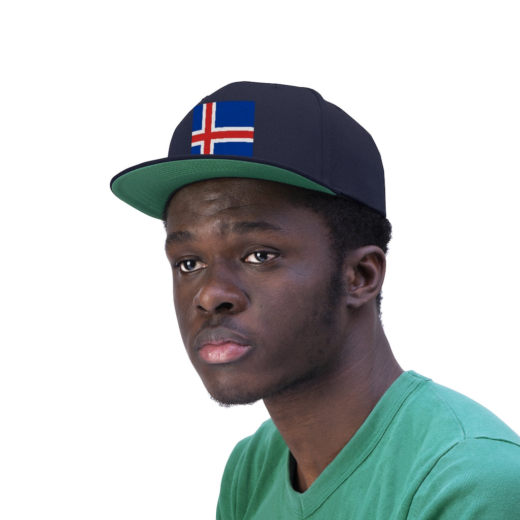 ICELAND Unisex Flat Bill Hat