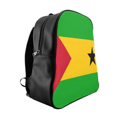 SAO TOME FLAG School Backpack