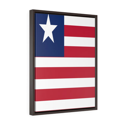 LIBERIA Vertical Framed Premium Gallery Wrap Canvas