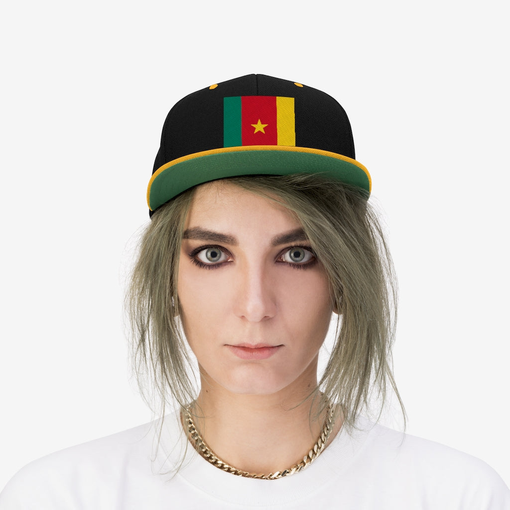 CAMEROON Unisex Flat Bill Hat