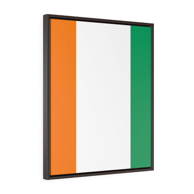 COTE D'IVOIRE Vertical Framed Premium Gallery Wrap Canvas