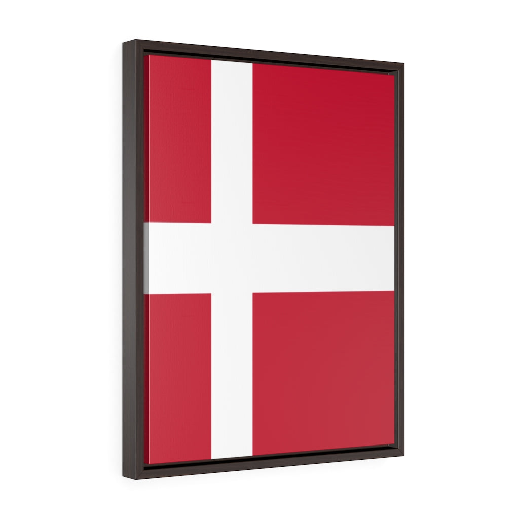 DENMARK Vertical Framed Premium Gallery Wrap Canvas